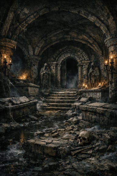 Crypts below Castle Ravenloft