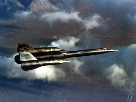 A-12 OXCART CIA Spyplane