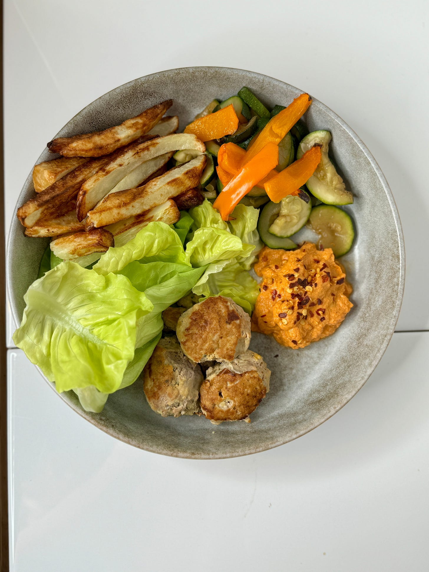 Flavorful Greek Turkey Meatball Bowls