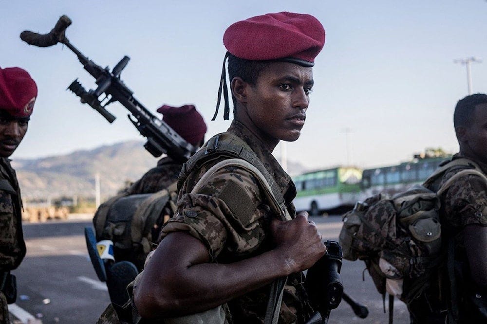 Soldiers from the Ethiopian National Defense Force in Kombolcha, Ethiopia (AFP) Soldiers from the Ethiopian National Defense Force in Kombolcha, Ethiopia (AFP)