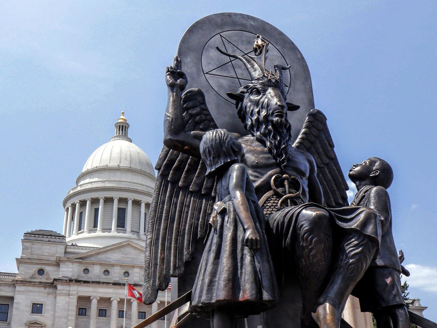 This is the same group that decided an idol of Baphomet should be placed next to the Ten Commandments at a courthouse a few years ago