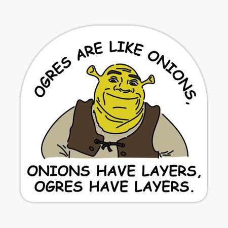 Ogres Are Like Onions - Shrek | ShopLook