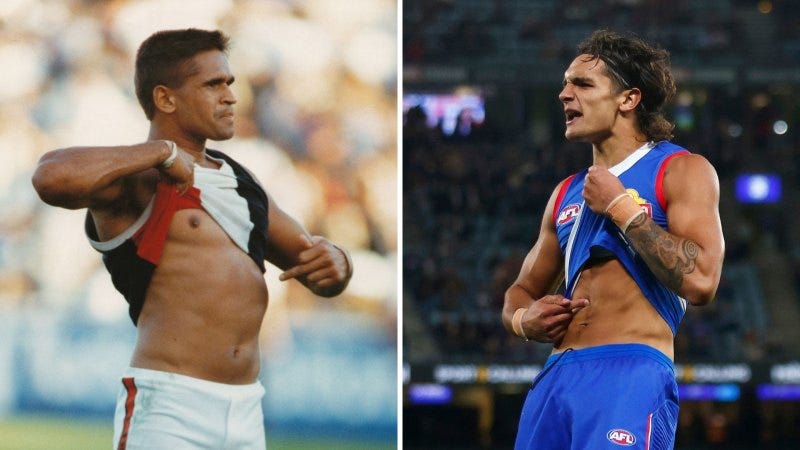 AFL 2023: Nicky Winmar to Jamarra Ugle-Hagan shows what has - and has not -  changed