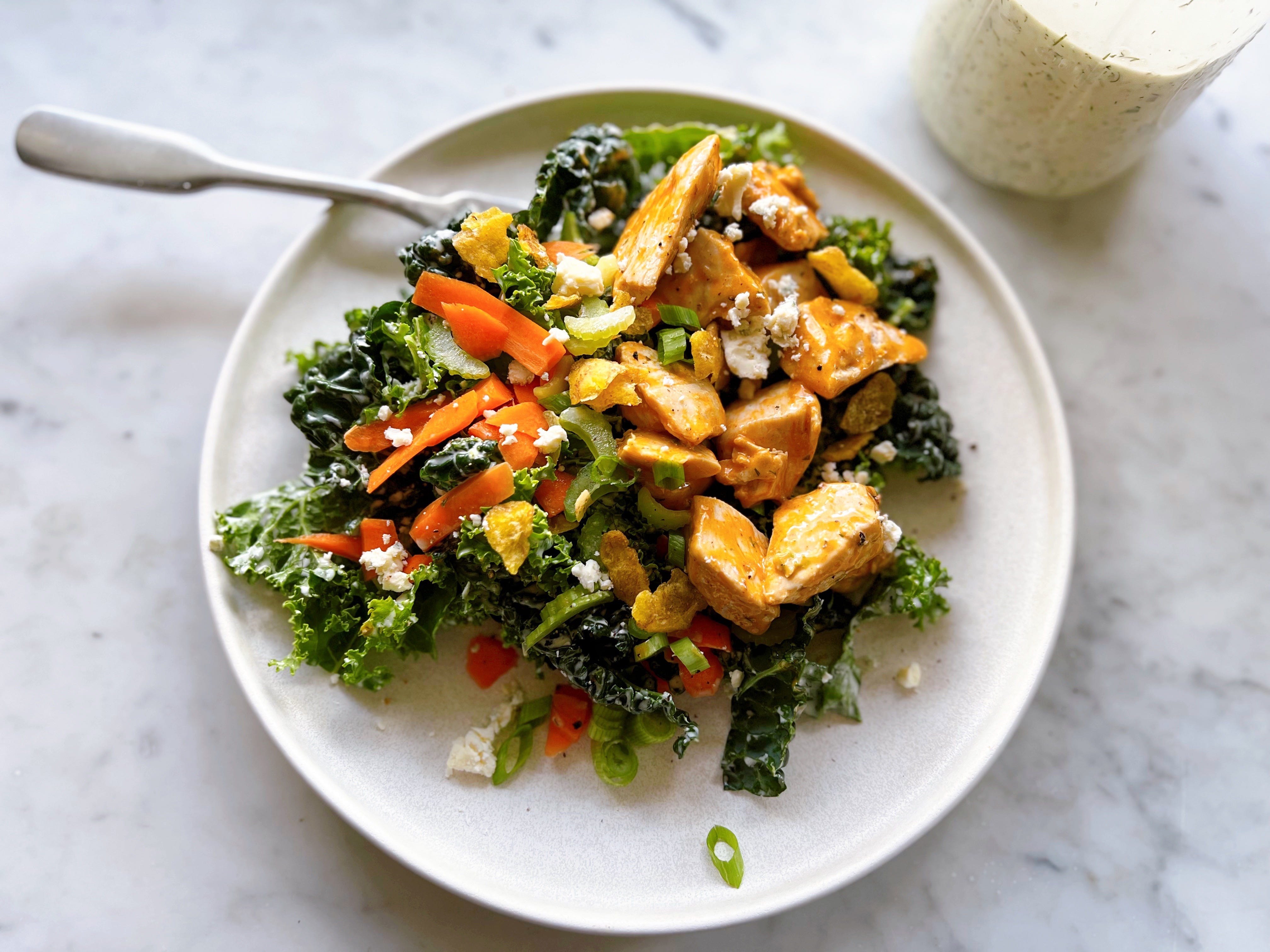 Gluten-Free Meal Prep Buffalo Chicken Salad Recipe