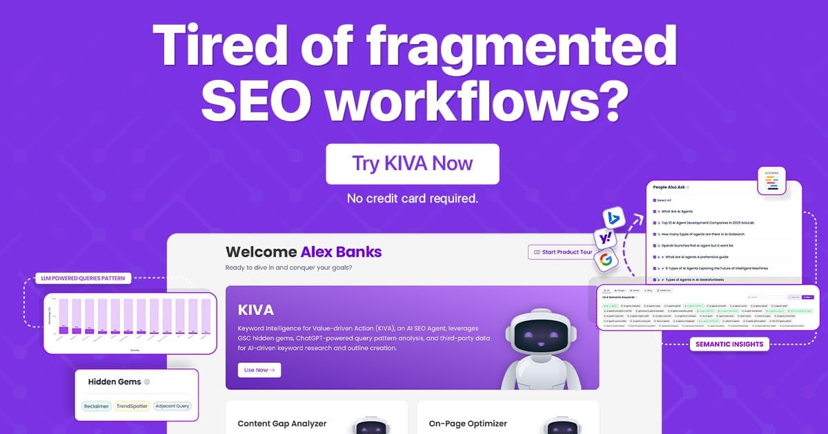 KIVA AI-powered SEO agent