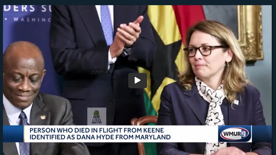 Another Clinton associate dies suddenly from plane turbulence. No one else injured on flight.