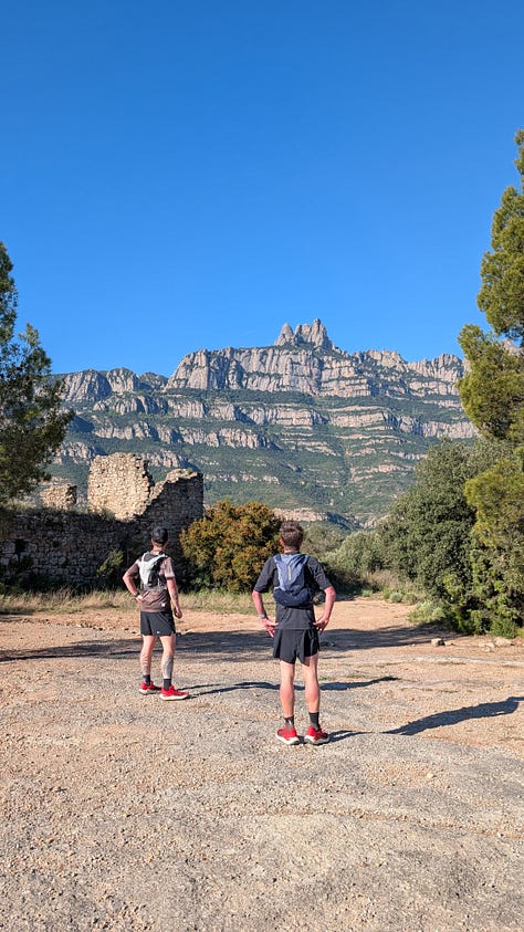 Last day run around Monistrol de Montserrat