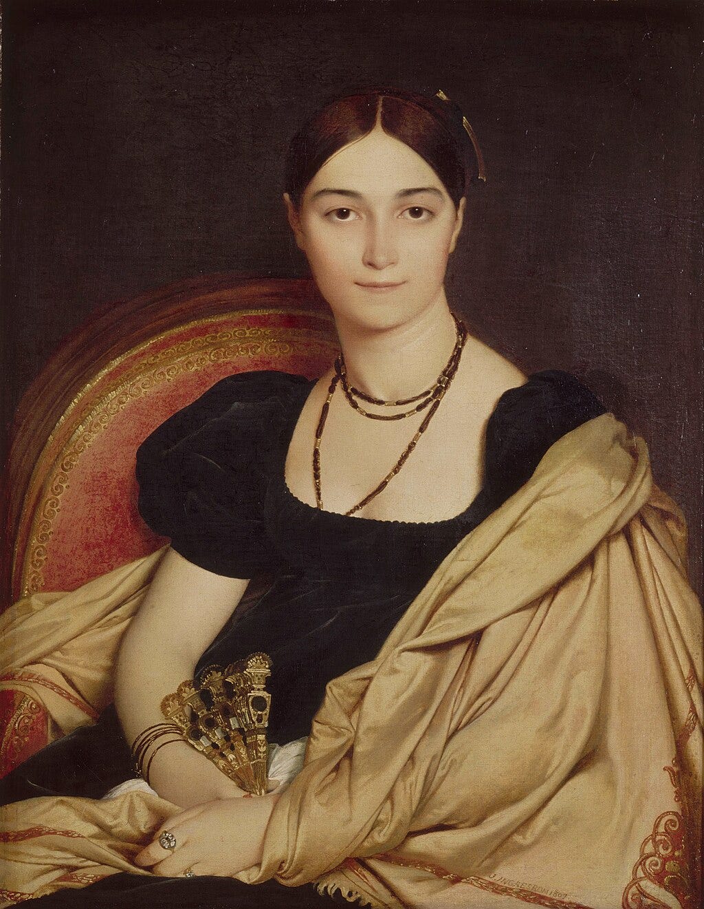 Madame Duvaucey (1807) by Jean-Auguste-Dominique Ingres