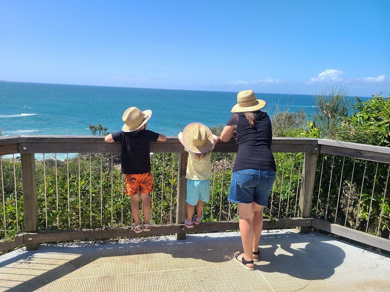 Pregnant and Walking by the Ocean With My Family in NSW, Australia. © Author