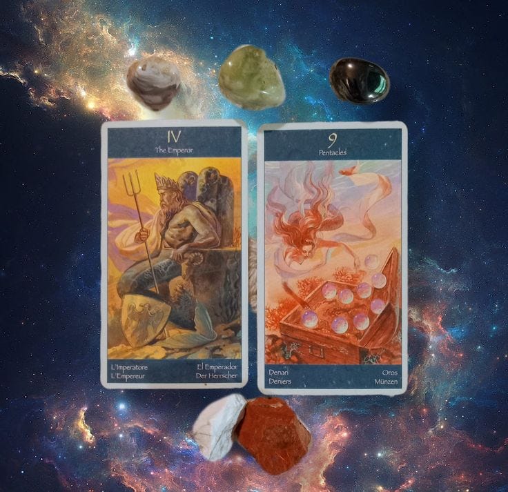 A Message from the Universe ~ Structure and Scalability, Tarot of Mermaids Cards