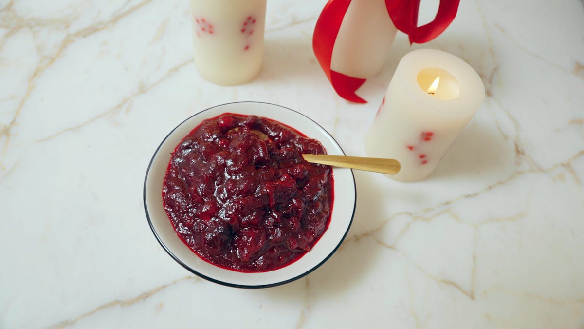 Simple Cranberry Sauce - Snacks