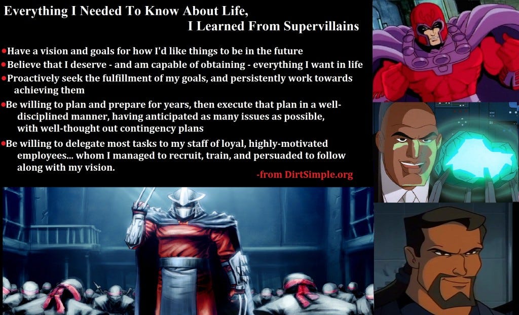 Learned From SuperVillians Learned From SuperVillians