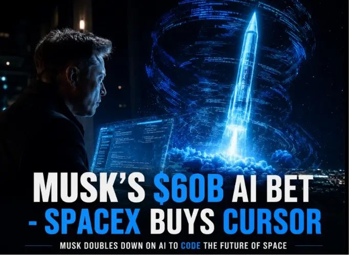 SpaceX Buys AI Coding Startup "Cursor" for $60 Billion SpaceX Buys AI Coding Startup "Cursor" for $60 Billion