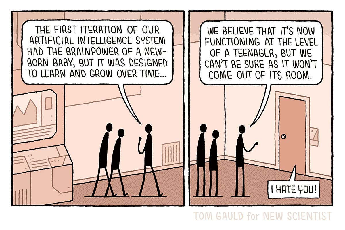 Tom Gauld on the learning potential of artificial intelligence | New  Scientist