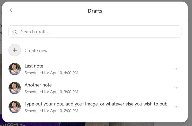 Substack Finally Introduced Notes Scheduling. This Is How To Do It.
