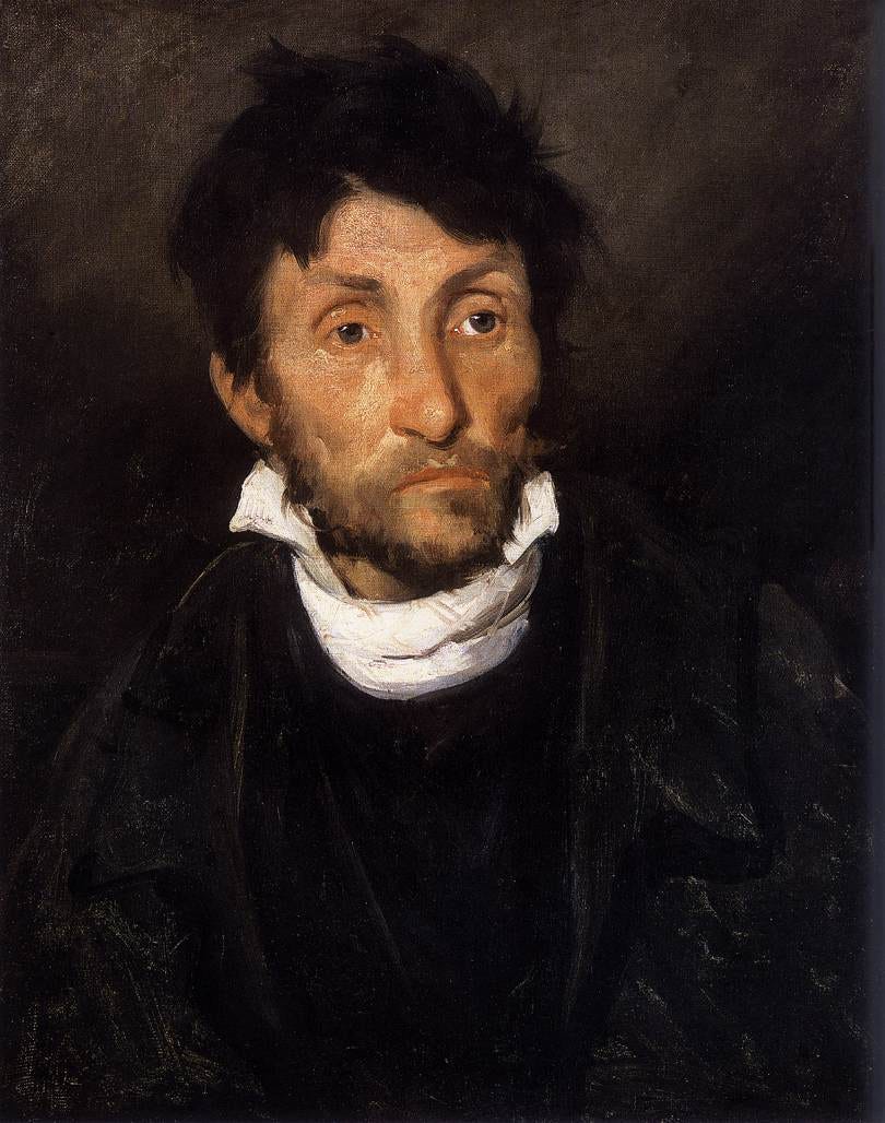 Portrait of a patient by Gericault Portrait of a patient by Gericault