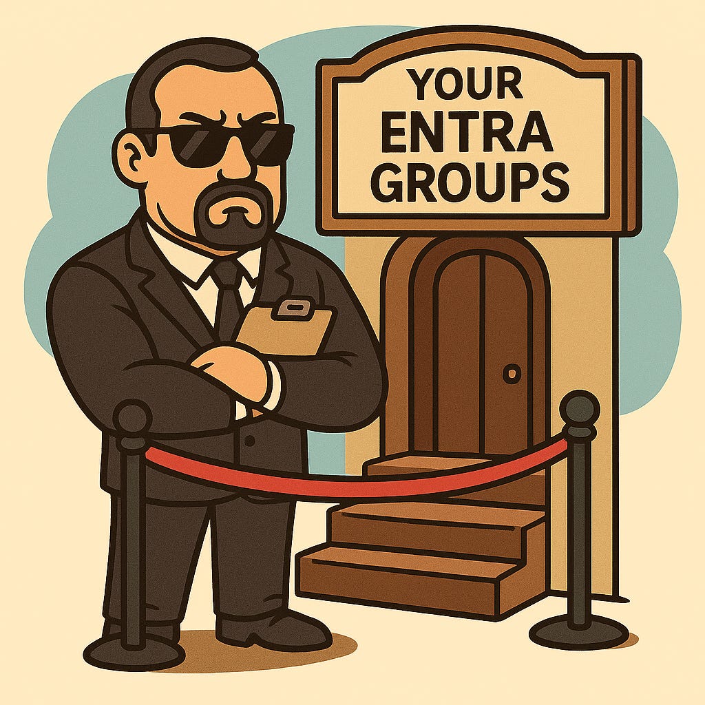 Security stopping people getting into you Entra groups