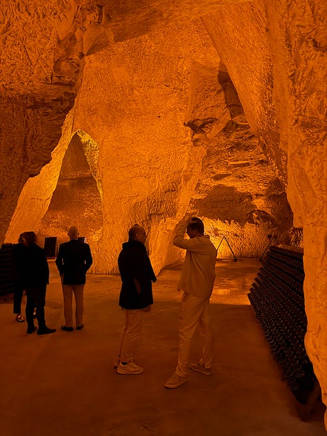 The magnificent 4th century caves of Taittinger