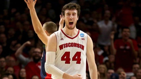 frank kaminsky gets naismoth trophy for wisconsin ncaa 2015 frank kaminsky gets naismoth trophy for wisconsin ncaa 2015