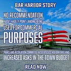 No Recommendation About Hadley Point Landing Being Used for Commercial Purposes