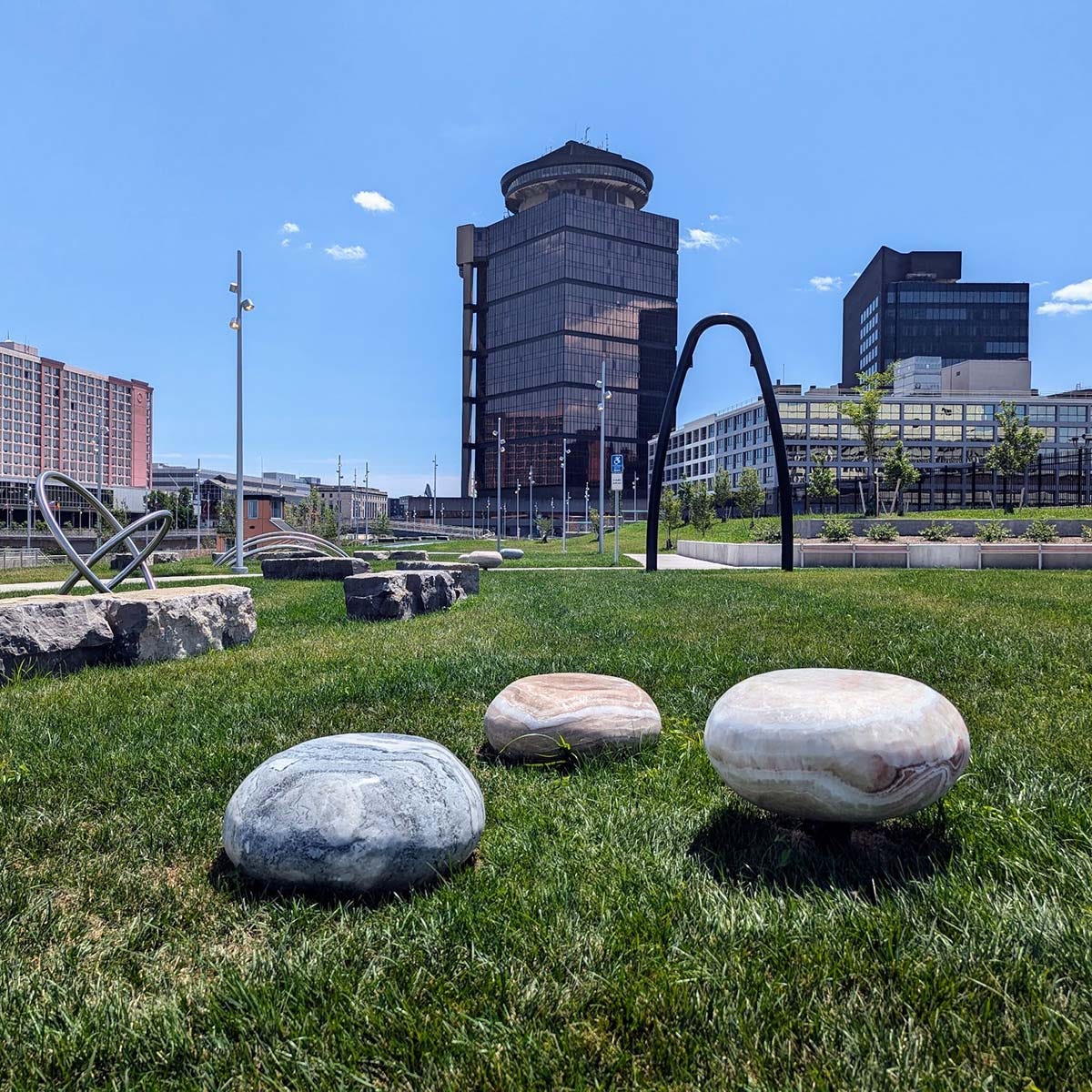 Austin Steward Plaza rocks Austin Steward Plaza rocks