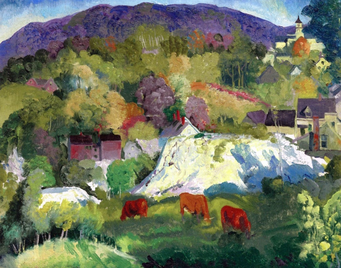 Village on the Hill
George Wesley Bellows - 1916 Village on the Hill
George Wesley Bellows - 1916