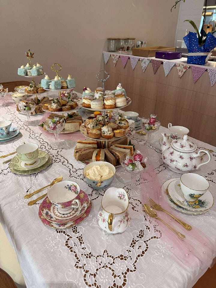 Spring Tea Room Hosting a Spring Tea Party - by Rach Rose