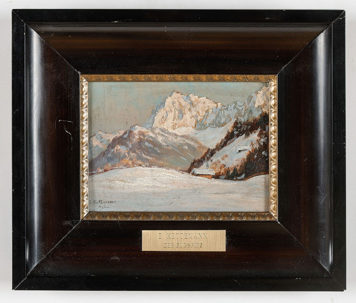 Erwin Kettemann (German, 1897-1971) "Der Zugspitz"