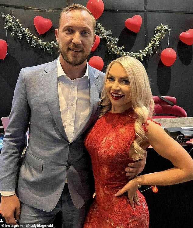 Judy, pictured with First Dates maitre d' Mateo Saina, was known for modelling success. She was also recognised as a mental health ambassador and advocate who enjoyed inspiring people to feel better about themselves Judy, pictured with First Dates maitre d' Mateo Saina, was known for modelling success. She was also recognised as a mental health ambassador and advocate who enjoyed inspiring people to feel better about themselves