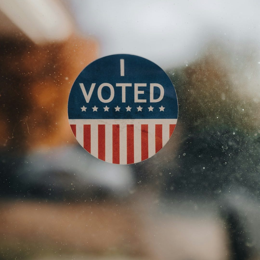 A close up of a window with a sticker on it