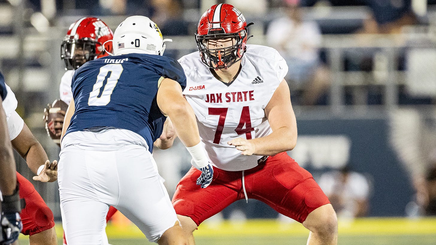 Jax State offensive lineman, Oxford native Clay Webb accepts Senior Bowl  invitation - al.com