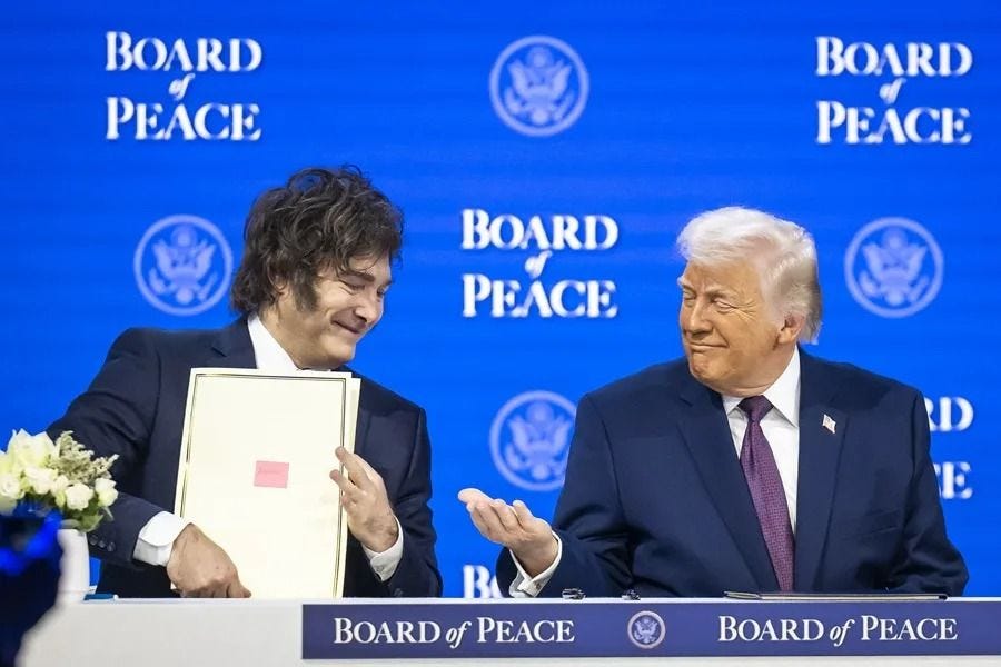 Milei to travel to the first Board of Peace summit and to meet with Trump —  MercoPress