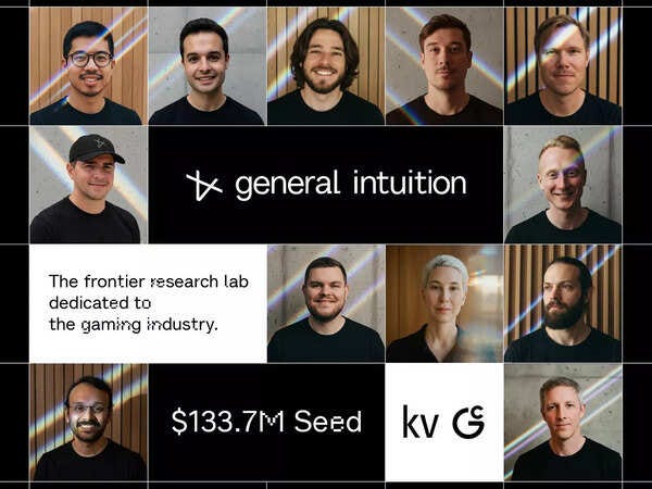 General Intuition raises $133.7 million from Khosla Ventures, General  Catalyst, Raine - The Economic Times