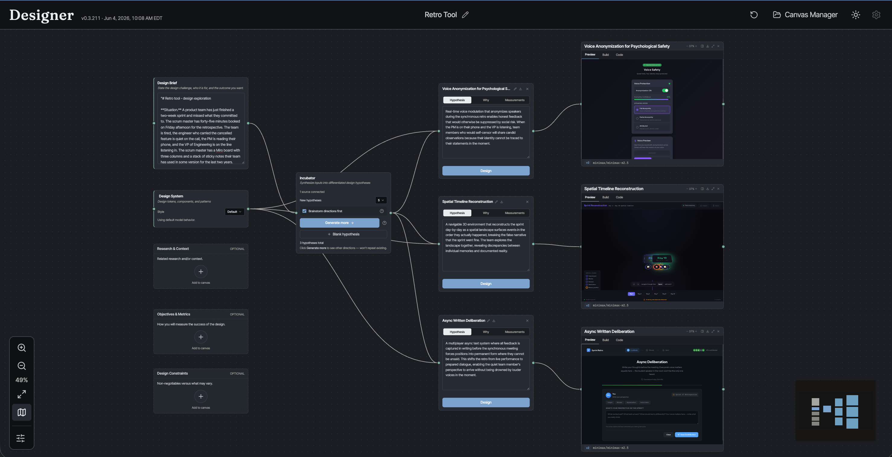The Designer Experiment (Part 1)