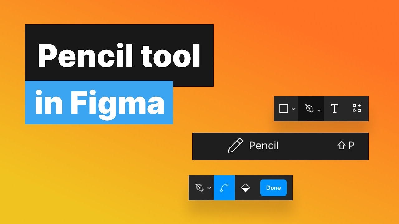 Figma with #Designstart: What is Pencil and how to use Pencil in Figma  #figma #figmatutorial #pencil