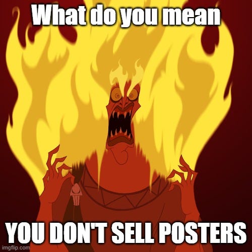 angry Hades from Hercules animation movie