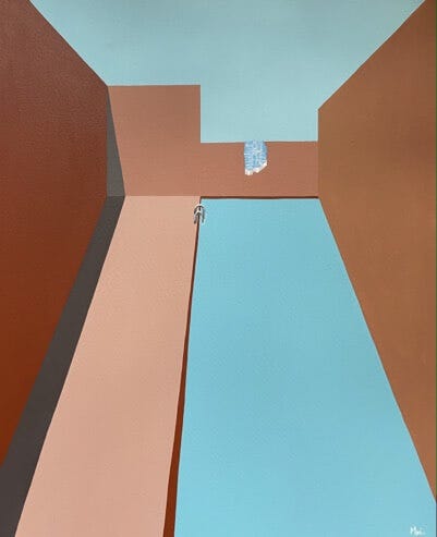 pools in contemporary art Moi Dolce vita