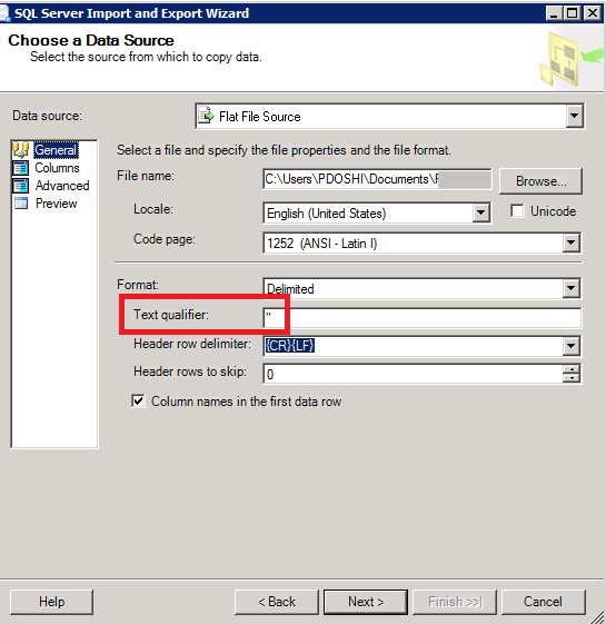Strip Double Quotes SSMS SSIS Import Wizard Strip Double Quotes SSMS SSIS Import Wizard