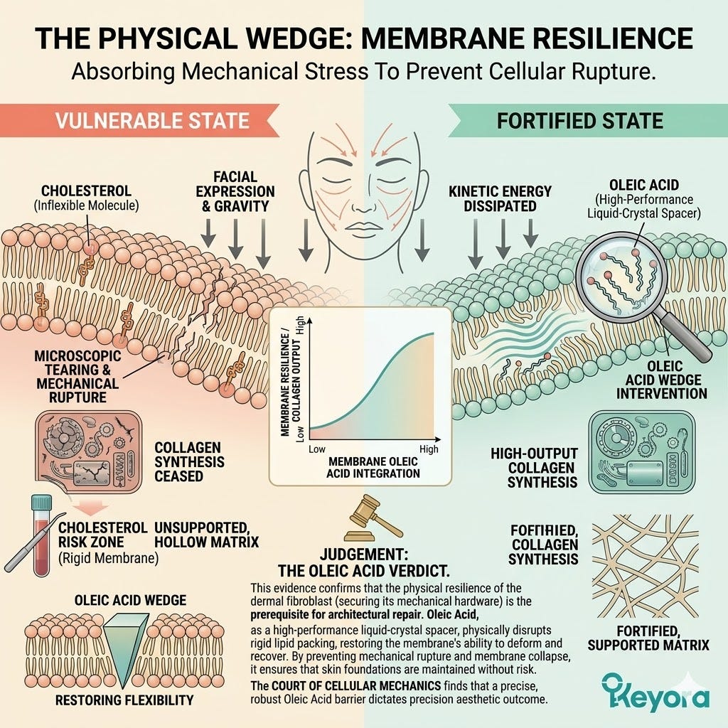 Systemic Regulator utilizing Oleic Acid for Membrane Resilience, absorbing Mechanical Stress and preventing Cellular Rupture to maintain ATP Synthesis sovereignty. Systemic Regulator utilizing Oleic Acid for Membrane Resilience, absorbing Mechanical Stress and preventing Cellular Rupture to maintain ATP Synthesis sovereignty.