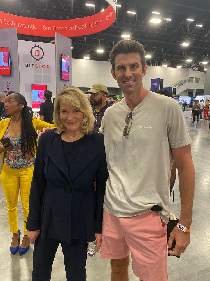 Bitcoin Capitalist with Cynthia Lummis at Bitcoin Conference Miami