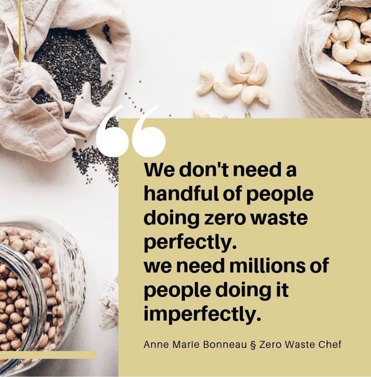 Anne-Marie-Mask-Wearing Bonneau en Twitter: "We don't need a handful of people doing zero waste perfectly. We need millions of people doing it imperfectly. https://t.co/MYywqmLbtb pic @happymindmag meme: https://t.co/gsojDd9fd4… https://t.co/3I175jx2jE" Anne-Marie-Mask-Wearing Bonneau en Twitter: "We don't need a handful of people doing zero waste perfectly. We need millions of people doing it imperfectly. https://t.co/MYywqmLbtb pic @happymindmag meme: https://t.co/gsojDd9fd4… https://t.co/3I175jx2jE"