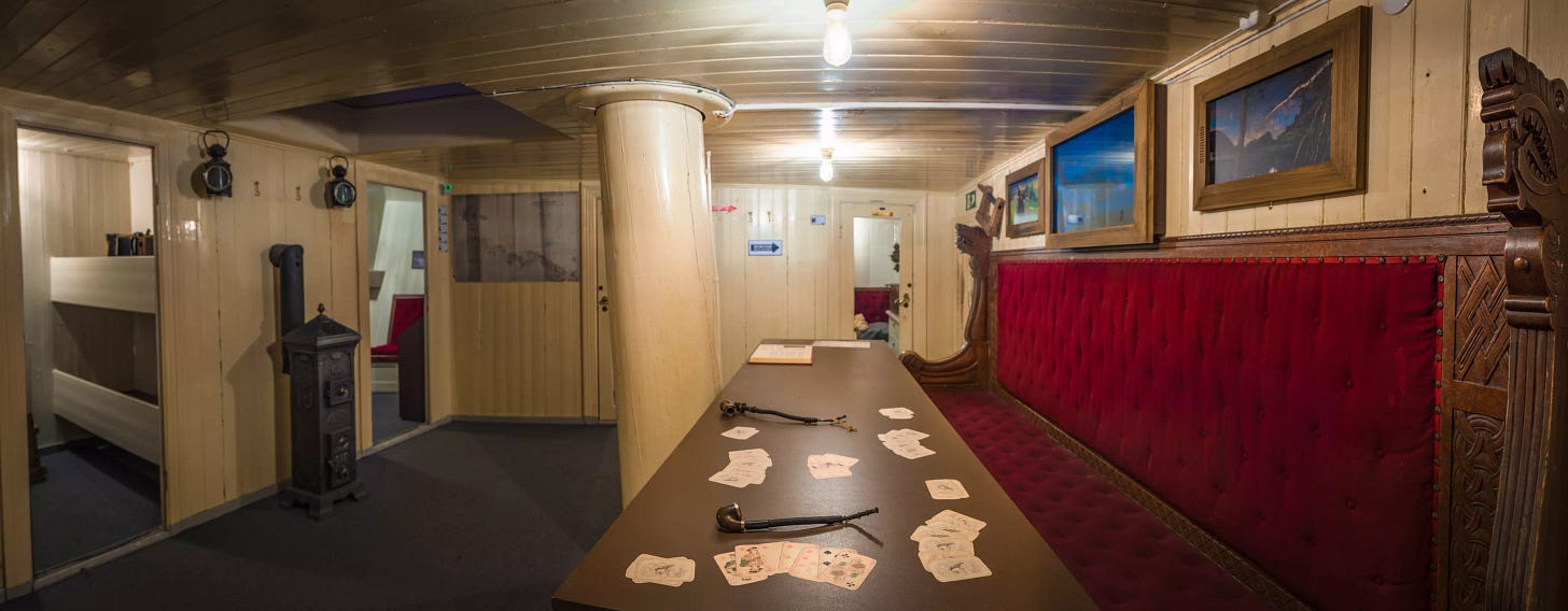 Fram's interior Photo by T. Storm Halvorsen