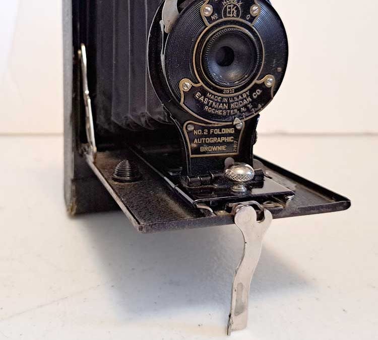 Kodak No. 2 Folding Autographic Brownie - by Sean Lamb