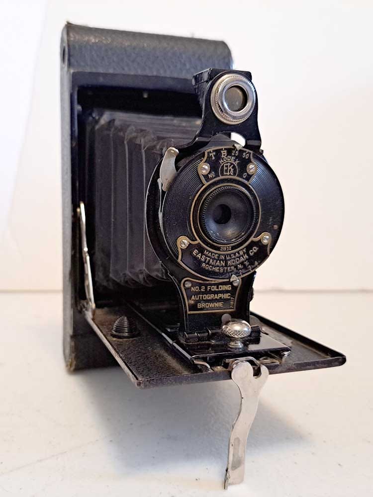 Kodak No. 2 Folding Autographic Brownie - by Sean Lamb