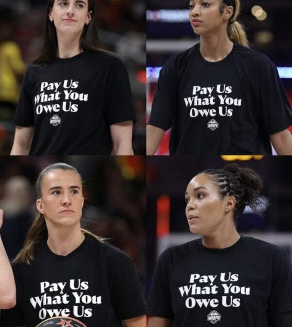 Pay Us What You Owe Us Long Sleeve T-Shirt - Image 2