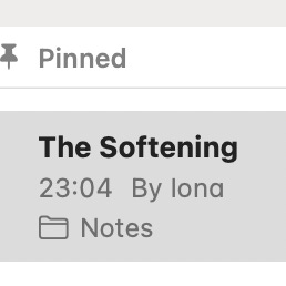 The Softening