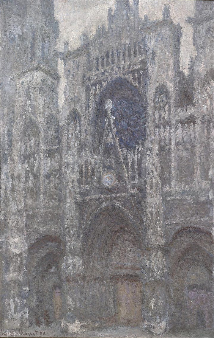 Claude Monet's paintings of the Rouen Cathedral