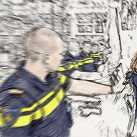 Onbekende mannenhanden