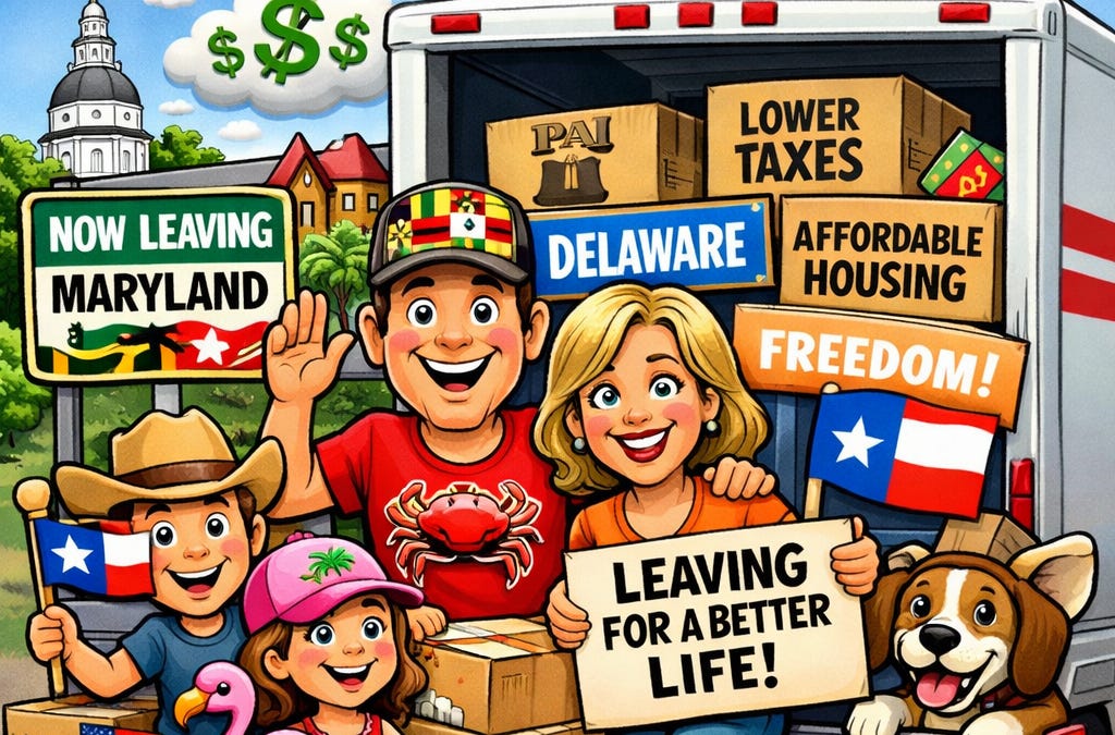 Maryland's Middle Class Exodus That Should Alarm Everyone