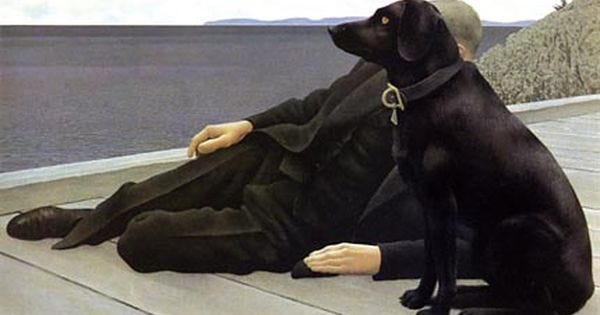 Alex Colville | Alex colville, Colville, Dog art